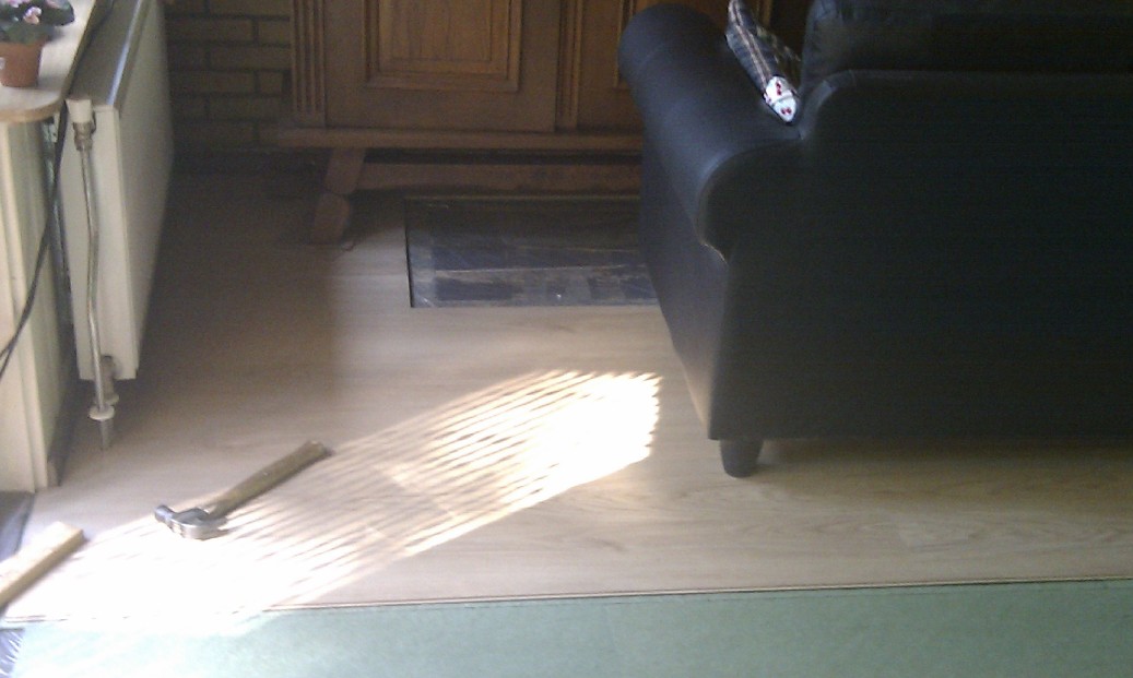 Kruipluik in woonkamer veranderd